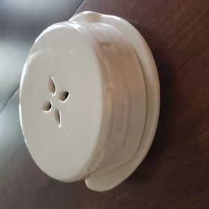 Ivory Woven Traditions Longaberger Cheese Baker